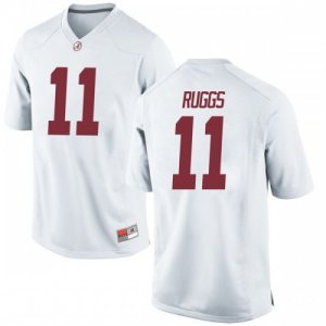 Men's Alabama Crimson Tide #11 Henry Ruggs III White Replica NCAA College Football Jersey 2403UXFG8